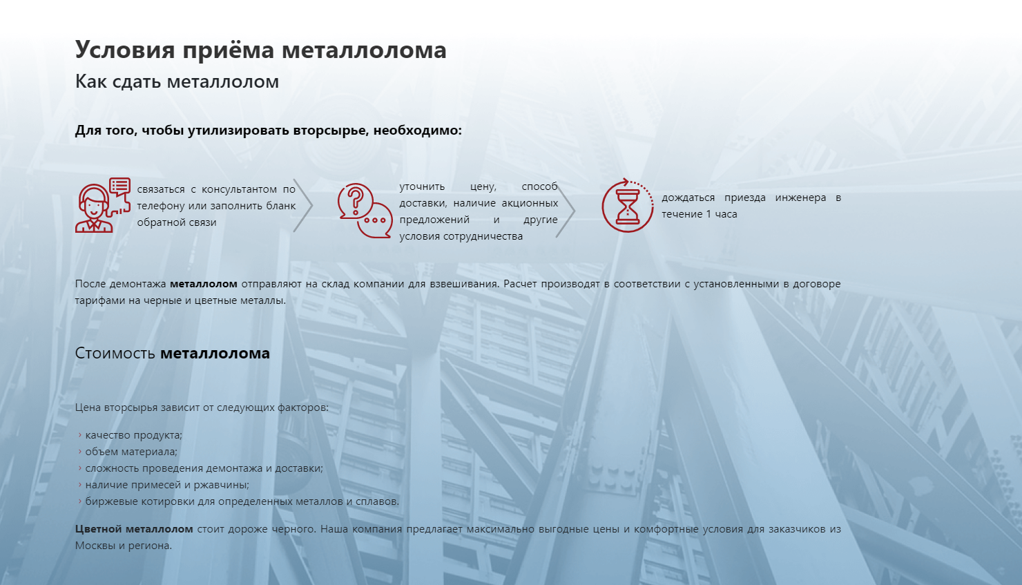 сайт для компании "спектр"